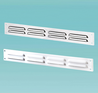 Supply and exhaust metal slot edge-raised grilles MVMPO series 
