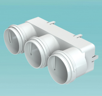 FlexiVent 060163/204x60 - Plastivent adapter sleeve