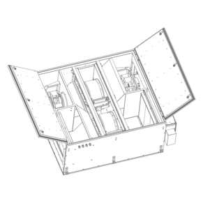 Припливно-витяжні вентиляційні установки з рекуперацією тепла RP