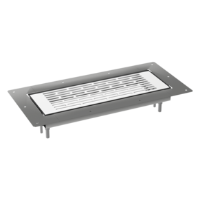 Floor-mounted metal grille FlexiVent 0920300x100