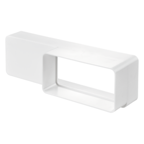 Reducer for flat ducts