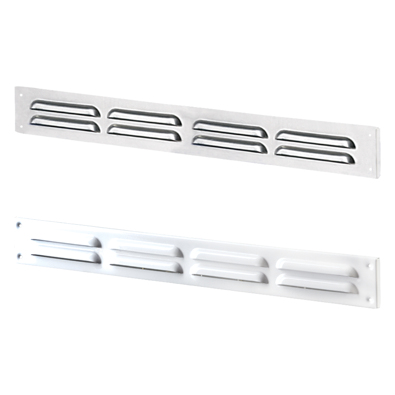 VENTS Supply and exhaust metal slot edge-raised grilles MVMPO series 