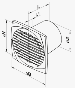 VENTS 100 D (127-220 V/60 Hz)