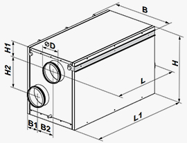 VENTS VUE 300-1 H EC Comfo