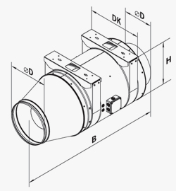 VENTS  TT Silent-MD 400-1 EC