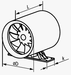 VENTS Quietline-k 100 12