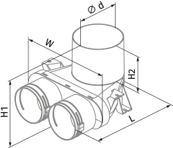 FlexiVent 0810125/90х2