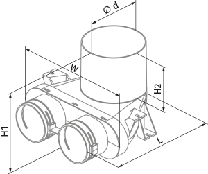 FlexiVent 0812125/75х2