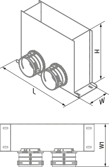 FlexiVent 0821300х100/90х2