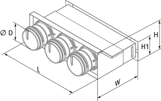 FlexiVent 0832300х55/63х3 / DN63