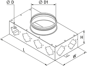 FlexiVent 1001160/63х8