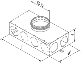 FlexiVent 1001160/90х8