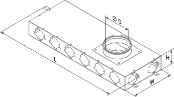 FlexiVent 1002160/75х8