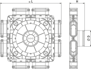 ФлексіВент 1060200/52x8