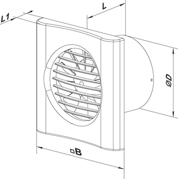 VENTS 100 MF (220-240 V/60 Hz)