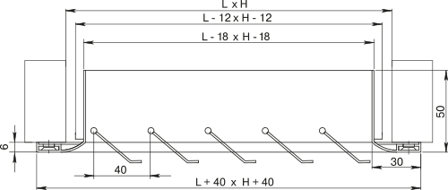 VENTS RG 150x500