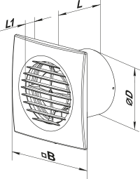 VENTS 100 Simple turbo