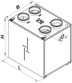 VENTS VUE 350 V1B EC A14/A21