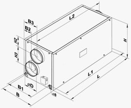 VENTS  VUE 400 WH EC